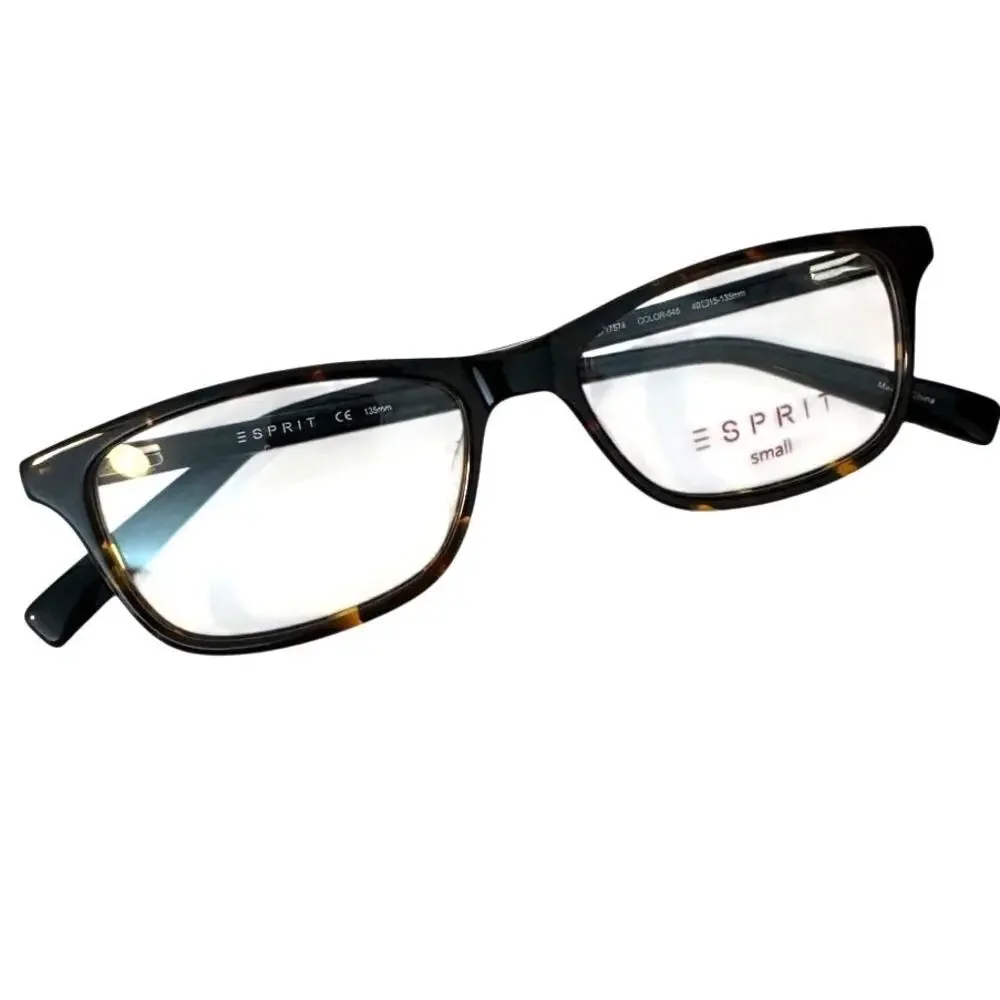 NEW Esprit Eyeglasses Frame Women's ET17574 545 Havana 49-15-135